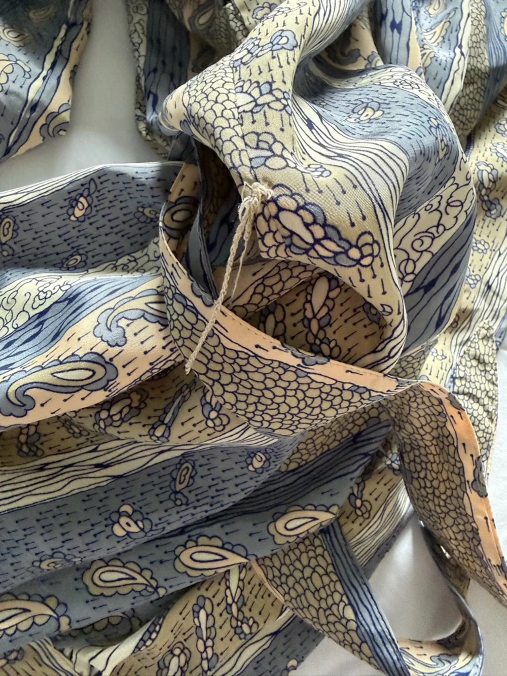 1970’s Schrader Sport Petite Dress Paisley Print Belt Pockets Collar Vintage - Picture 5 of 9